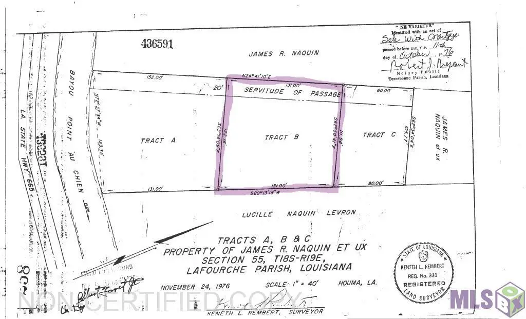 1845 Highway 665 #Lot 2, Montegut, LA 70377 - #1