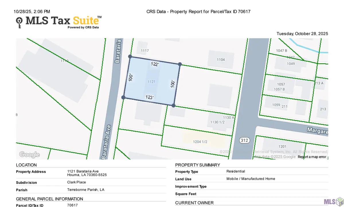 1121 Barataria Ave, Houma, LA 70360 - #1