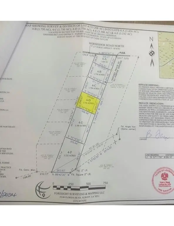 LOT 4D Horseshoe Road North Road, Independence, LA 70443