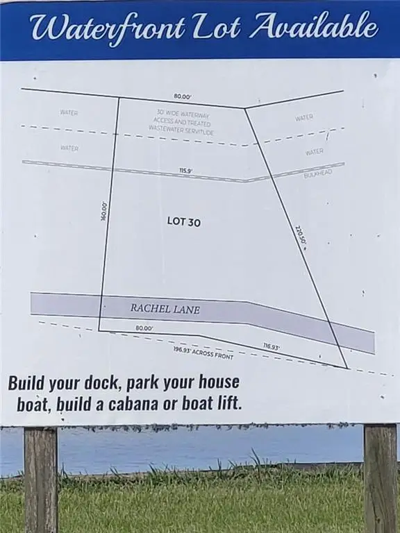 Lot 30 Waterfront Landing, Rachel Lane, Des Allemands, LA 70030 - #2