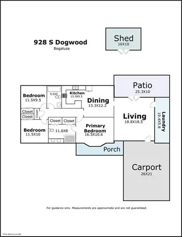 928 S Dogwood Drive, Bogalusa, LA 70427 - #2