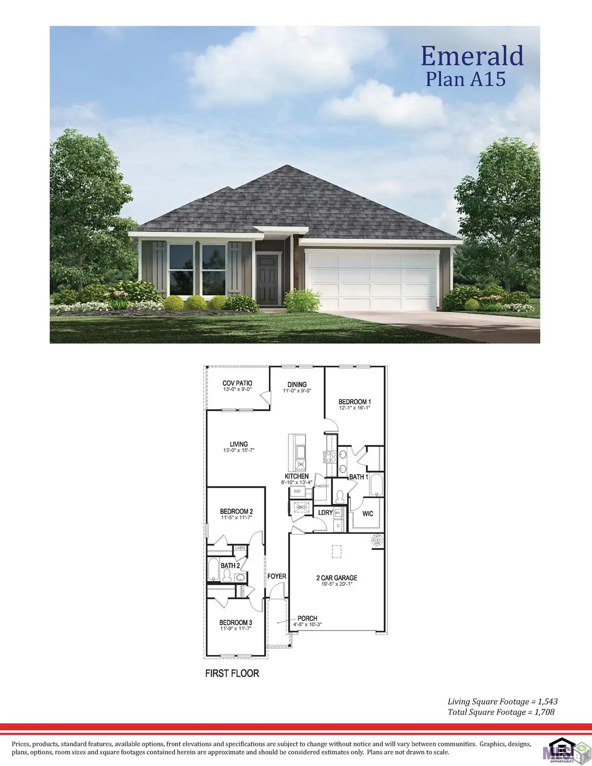 422 Miraval Ave, Zachary, LA 70791 - #1