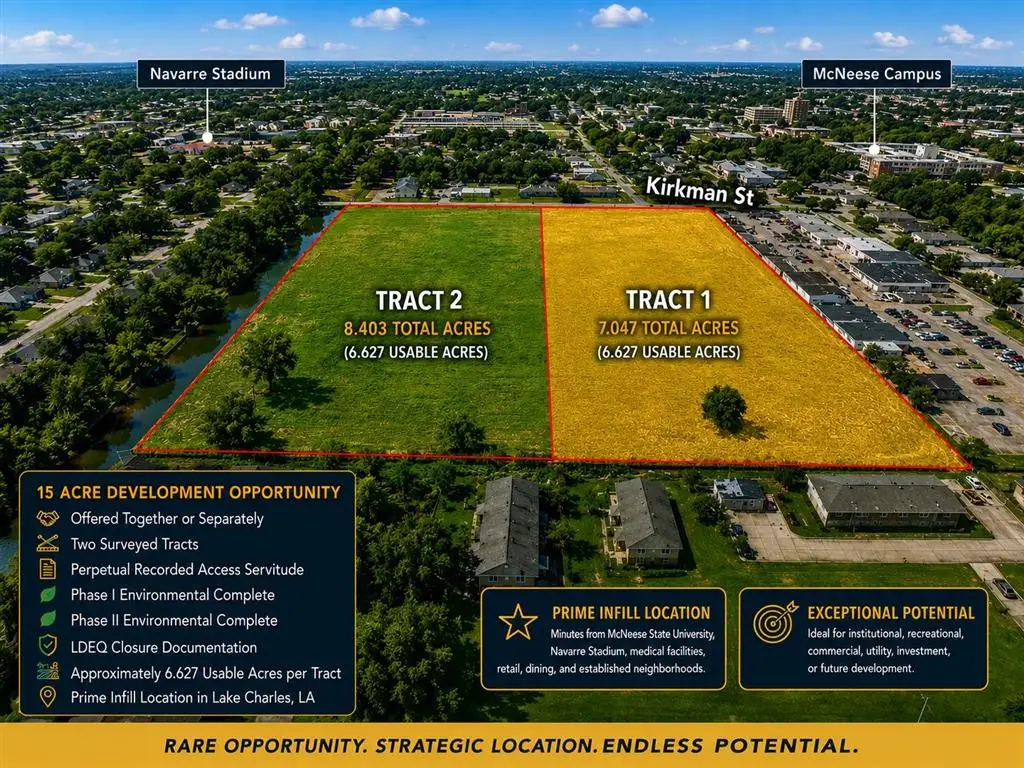 TBD Kirkman Street #Tract 1, Lake Charles, LA 70607 - #1