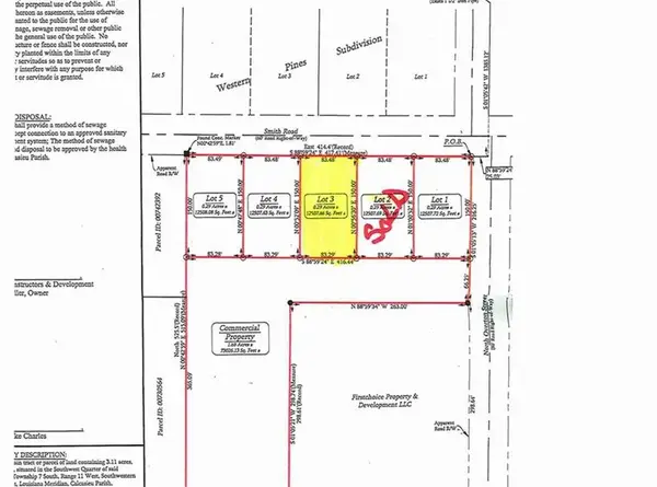 Tbd Smith Lot 3 Road, Dequincy, LA 70633