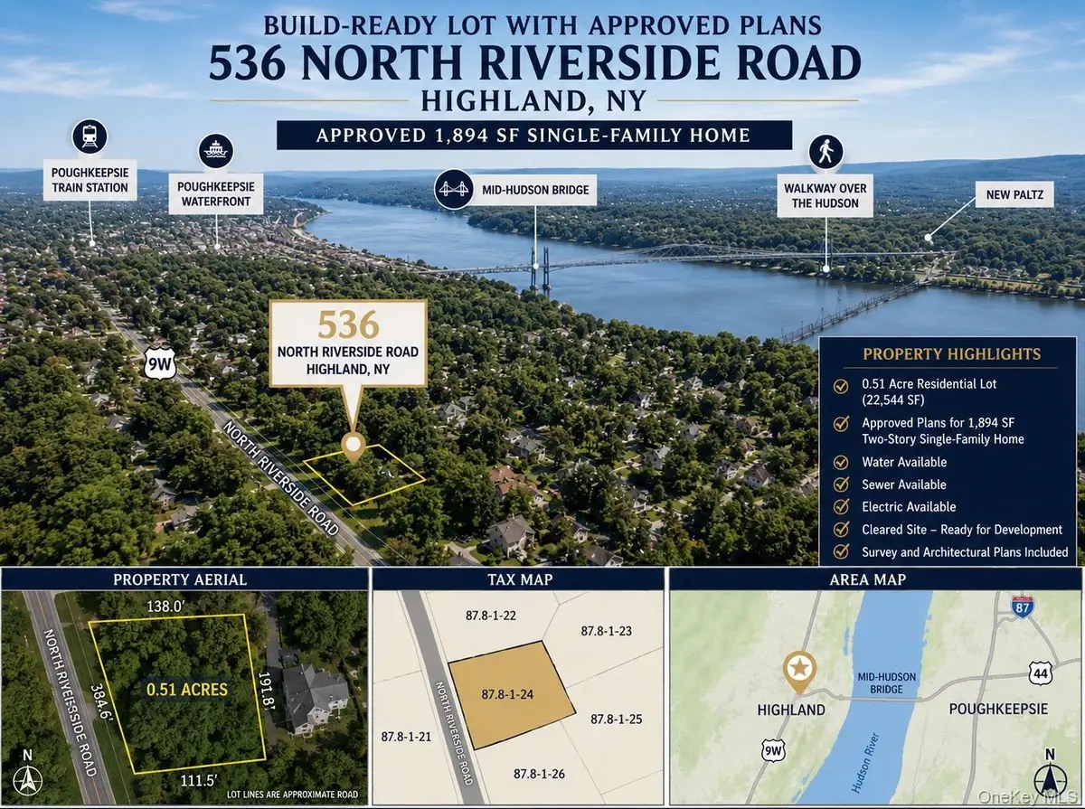 536 N Riverside Road, Highland, NY 12528 - #1