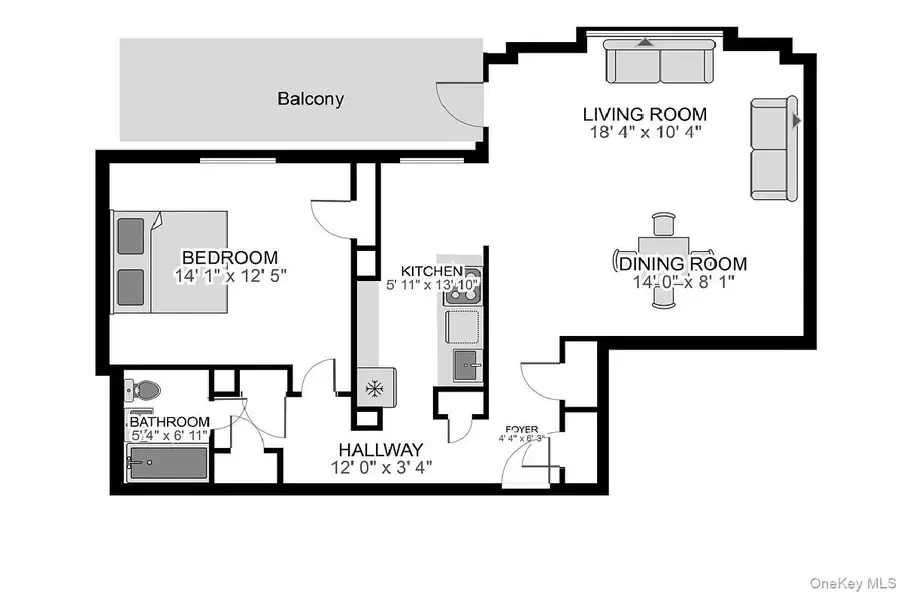 501 W 123rd Street #7H, New York, NY 10027 - #2