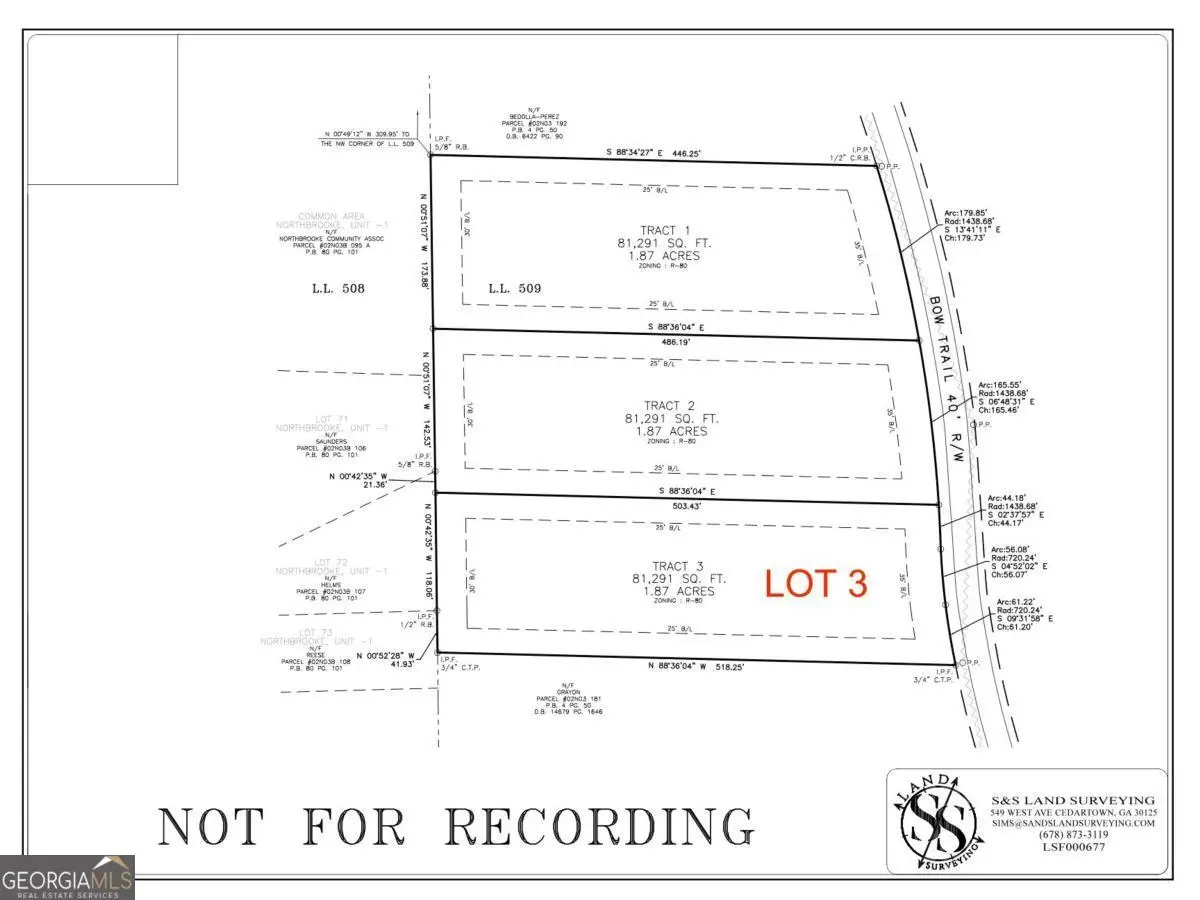 LOT 3 Bow Trail, Woodstock, GA 30188 - Image #1