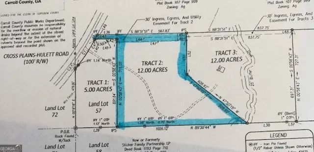 0 Cross Plains Hulett Road, Carrollton, GA 30116 - Image #1