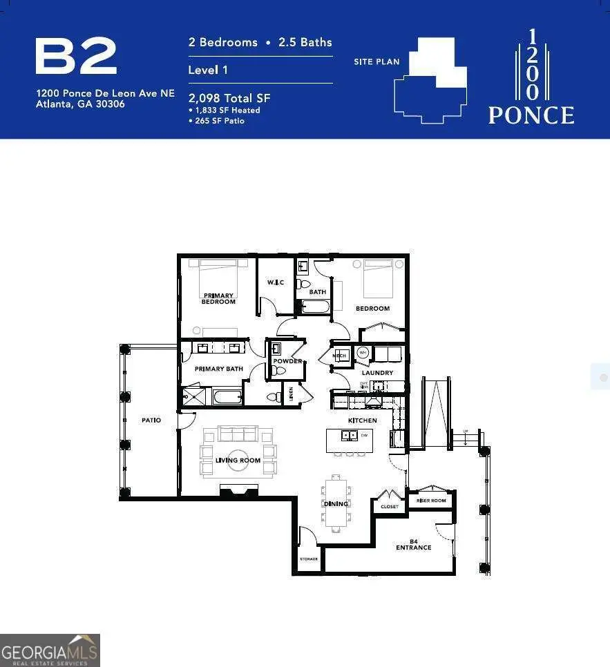 1200 Ponce De Leon Avenue Ne #B2, Atlanta, GA 30306 - #2