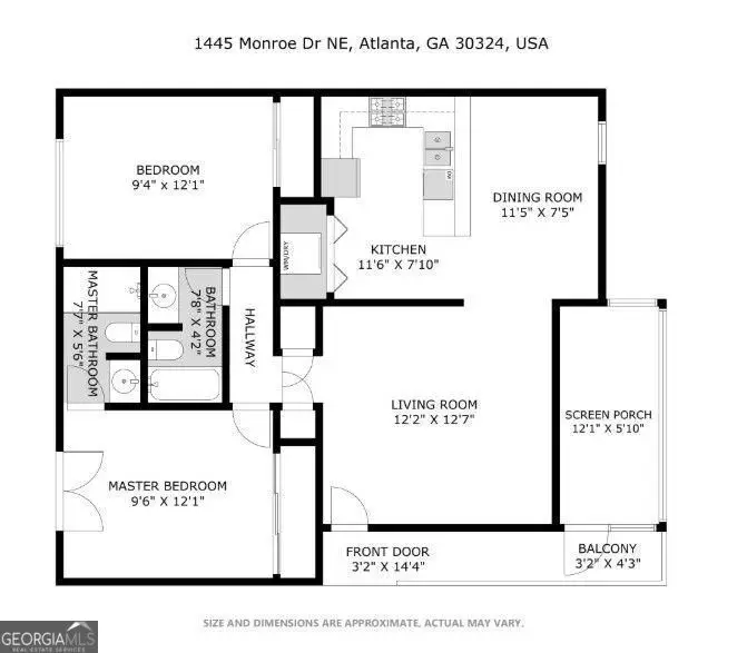 1445 Monroe Drive Ne #C39, Atlanta, GA 30324 - #3