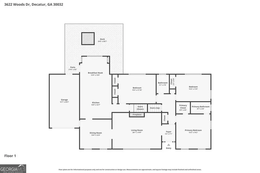 3622 Woods Drive, Decatur, GA 30032 - #3