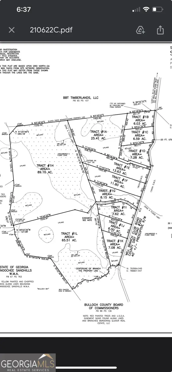 0 Mill Branch Club Road 1b, Pembroke, GA 31321