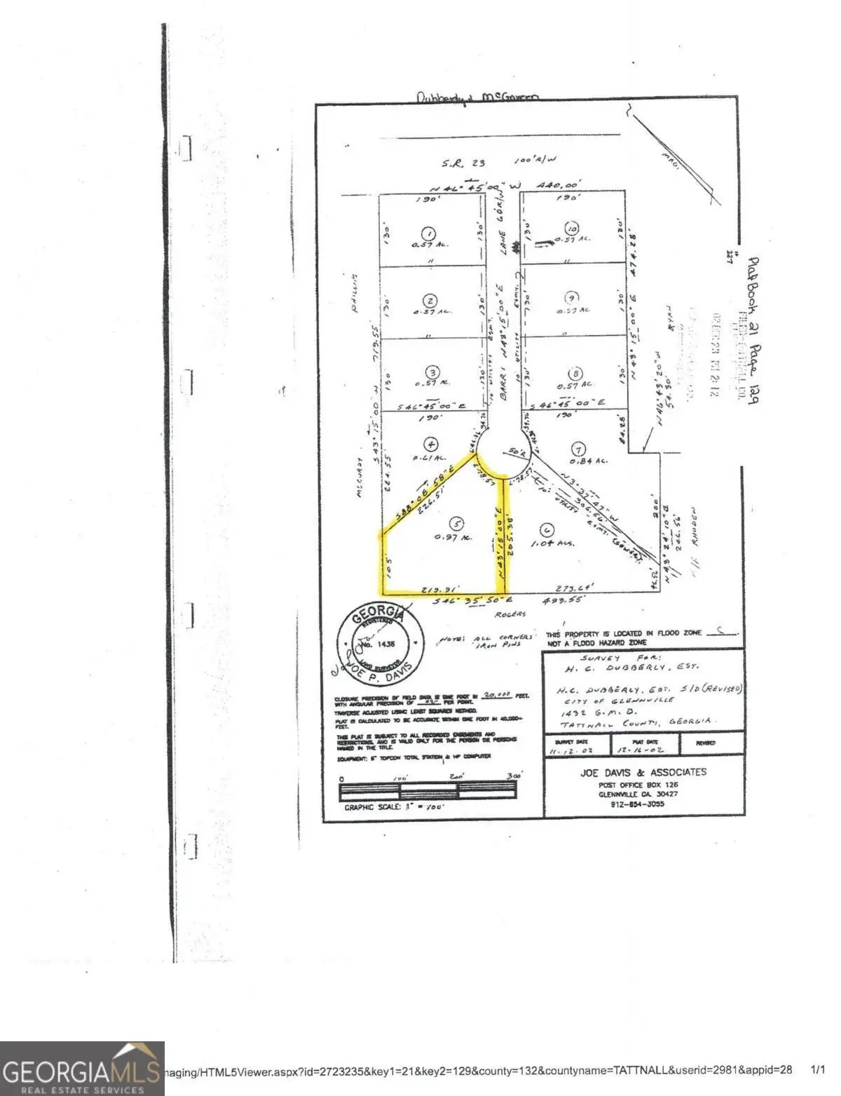 008 Barry Ln Lot # 5, Glennville, GA 30427 - #1