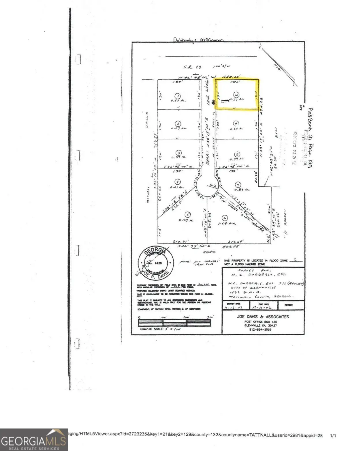 006 Barry Ln Lot # 10, Glennville, GA 30427 - #1