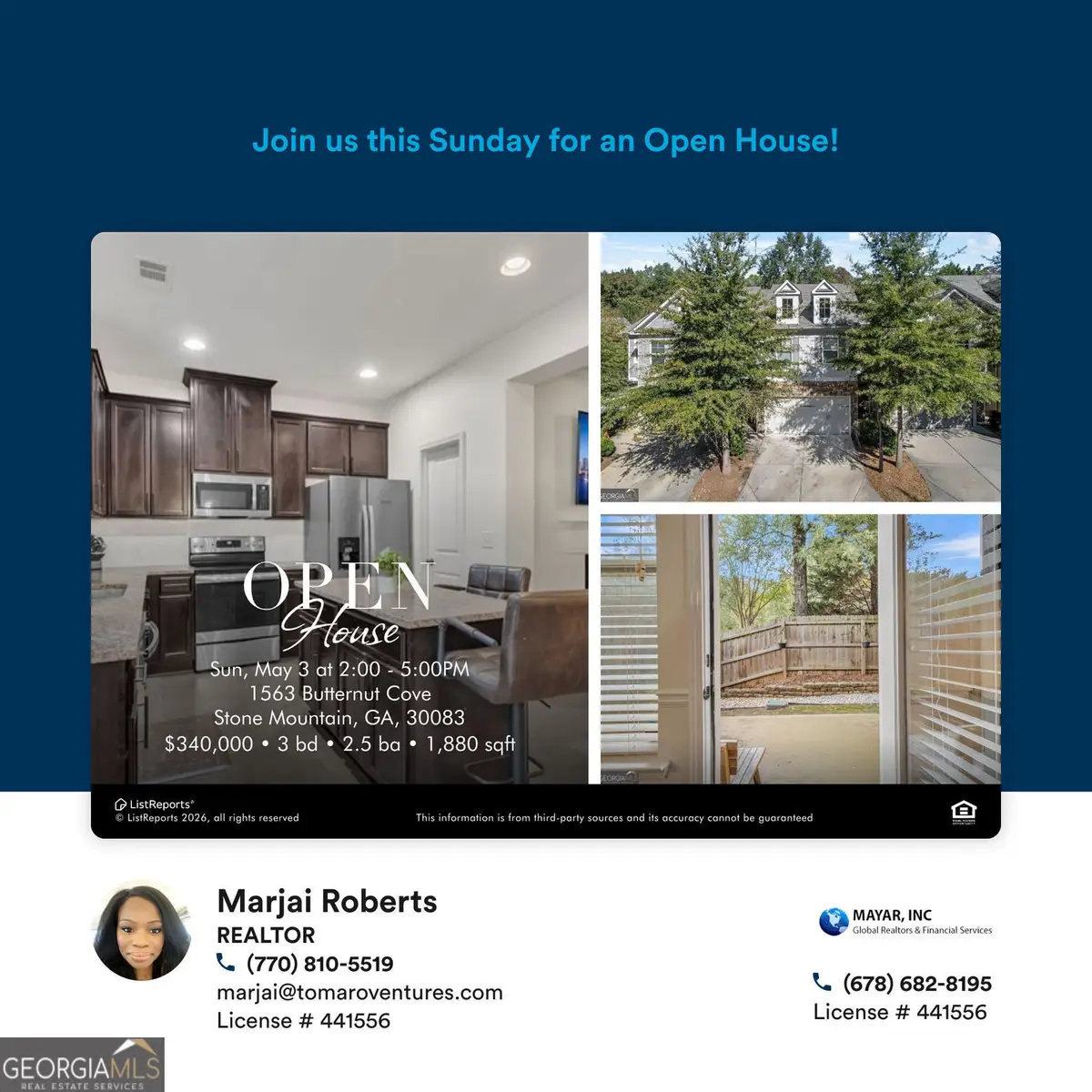 1563 Butternut Cove, Stone Mountain, GA 30083 - #1