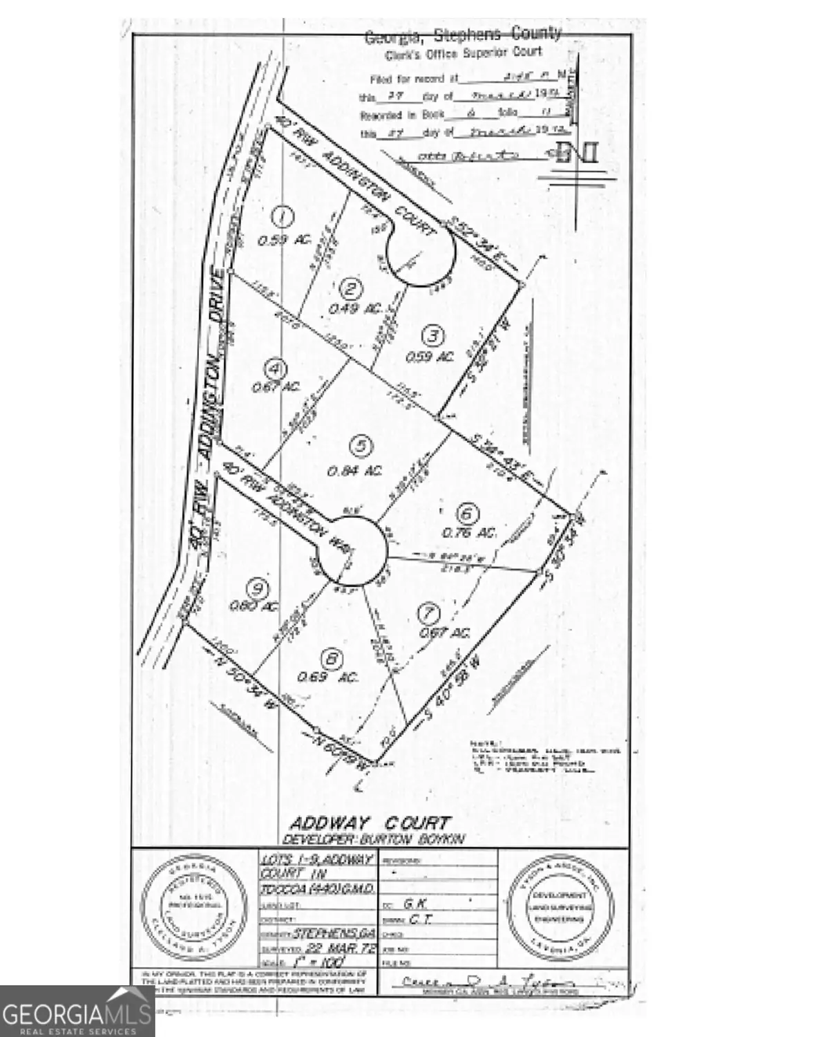 .59 ACRE Addington Court, Toccoa, GA 30577 - #1