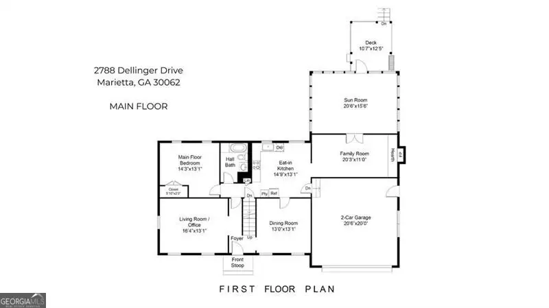2788 Dellinger Drive, Marietta, GA 30062 - #3