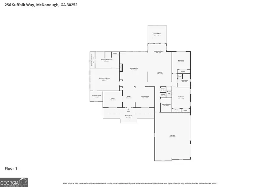 256 Suffolk Way, McDonough, GA 30252 - #2