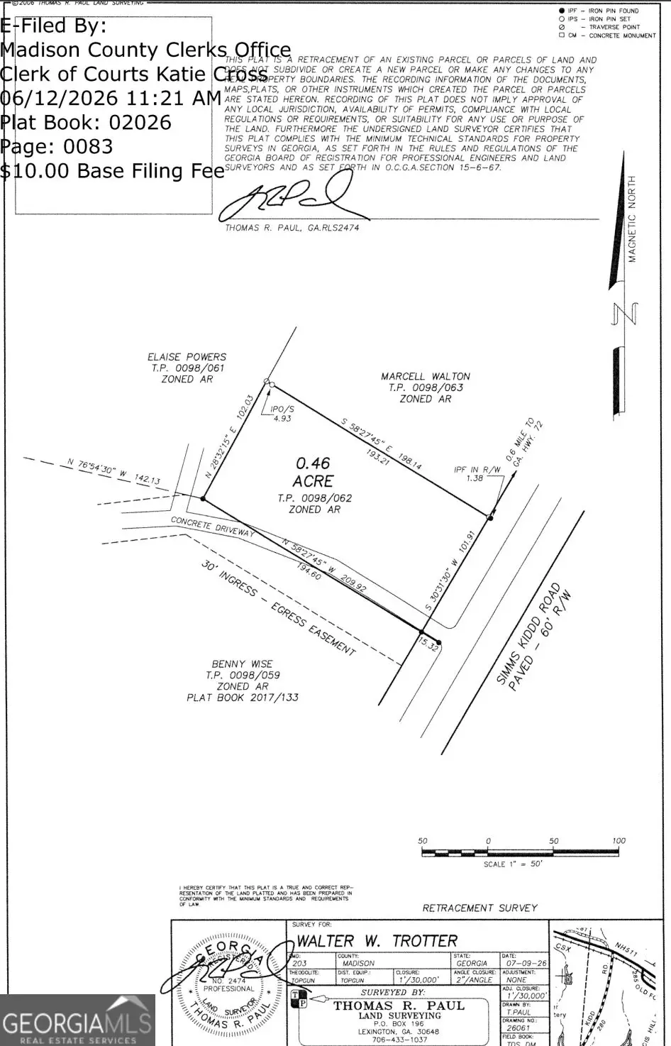 0 Sims Kidd Road, Comer, GA 30629 - #1