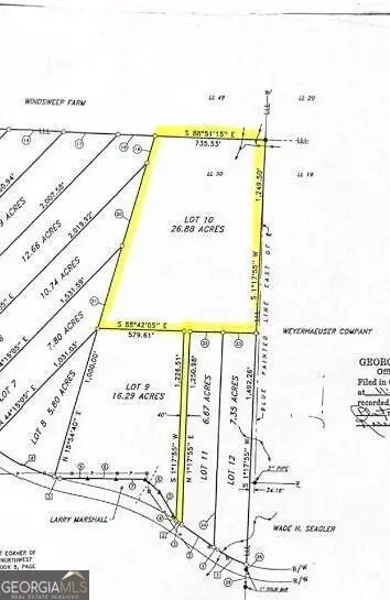 LOT #10 26.88 Acres Triune Mill Road, Thomaston, GA 30286 - #2