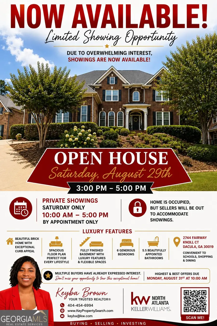 2744 Fairway Knoll Court, Dacula, GA 30019 - #2