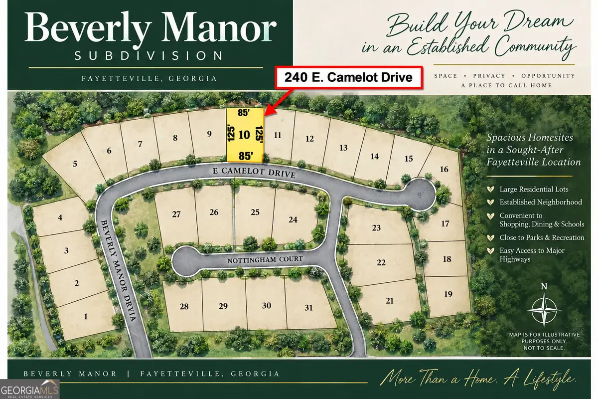 240 E Camelot Drive, Fayetteville, GA 30214 - #1