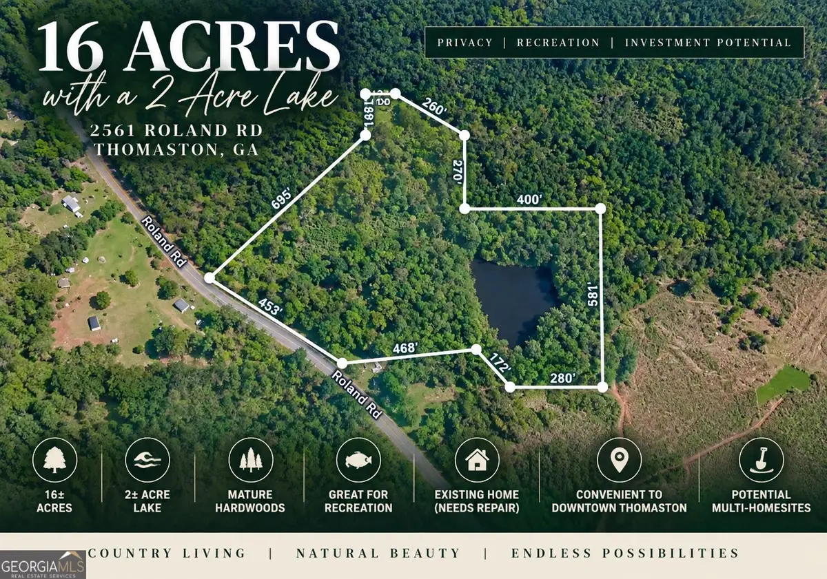 2561 Roland Road, Thomaston, GA 30286 - #1