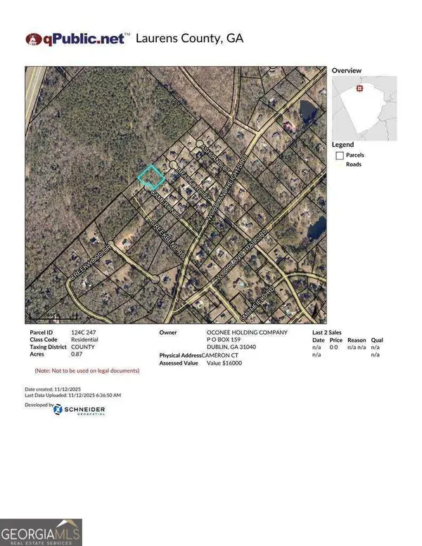 0 Cameron Court Lot 28 Court, Dublin, GA 31021