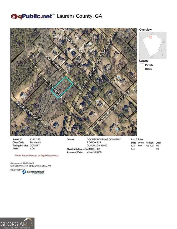 0 Cameron Court Lot 34, Dublin, GA 31021