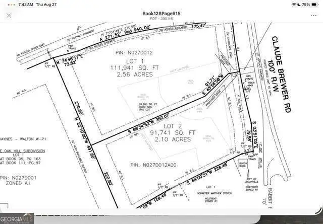 3104 Claude Brewer Rd, Loganville, GA 30052 - #3