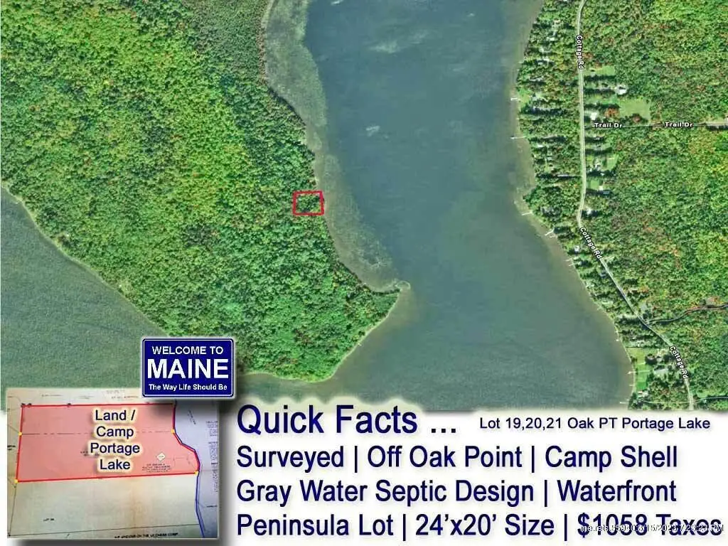 Lot 19-21 Oak Point Trail, Portage Lake, ME 04768 - Image #1