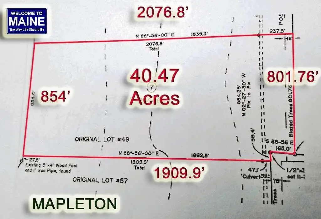 Lot 7 Off Pulcifer Road, Mapleton, ME 04757 - #1