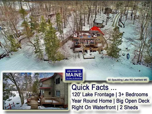 92 Spaulding Lake Road, Oakfield, ME 04763