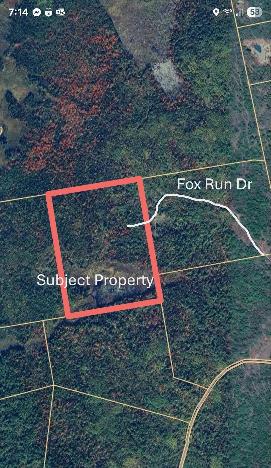 Map R09, Lot 12, Fox Run Drive, Mariaville, ME 04605 - Image #2