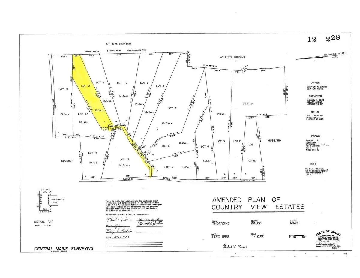 Lot 12 & 13 Moulton Hill Lane, Thorndike, ME 04986 - #1