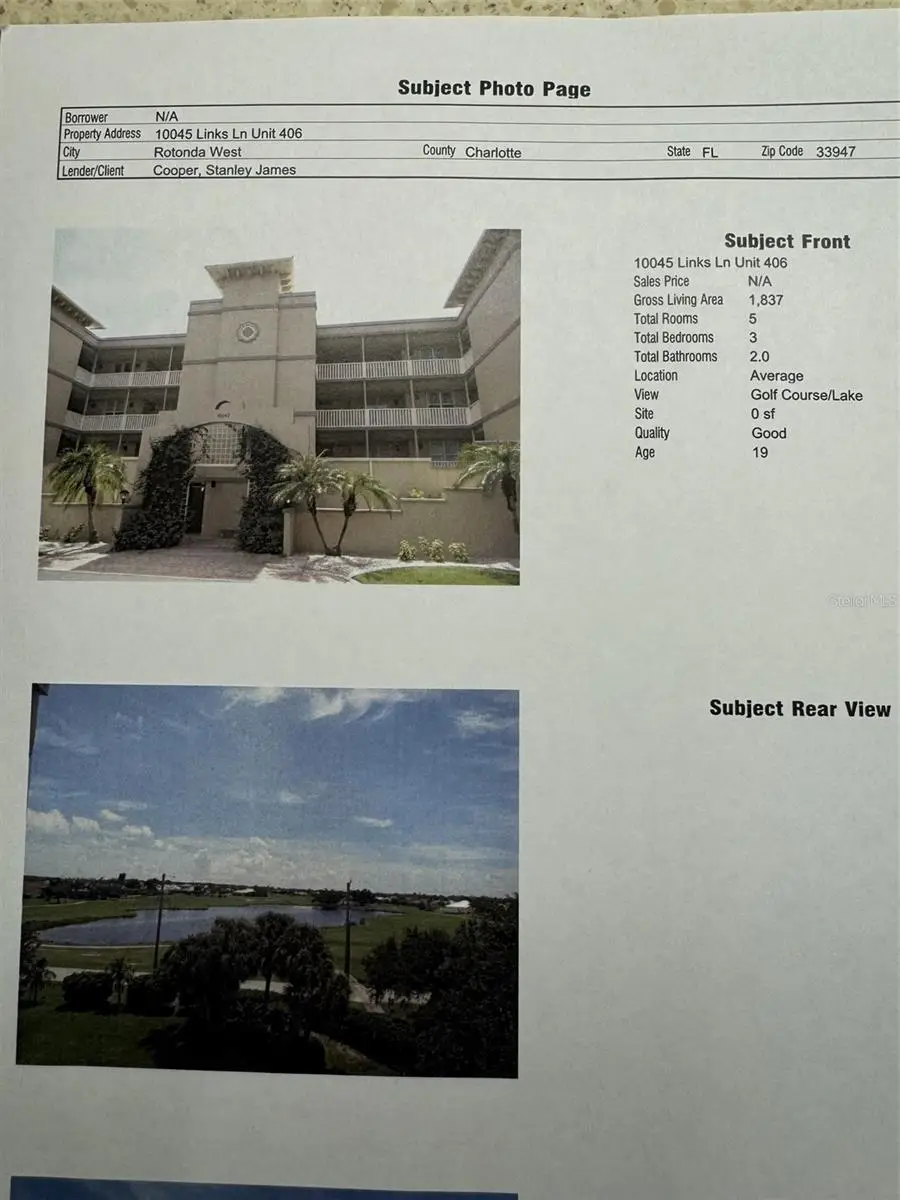 10045 Links Lane #406, Rotonda West, FL 33947 - Image #2