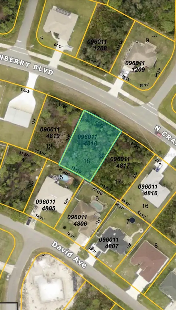 N Cranberry Boulevard, NORTH PORT, FL 34286