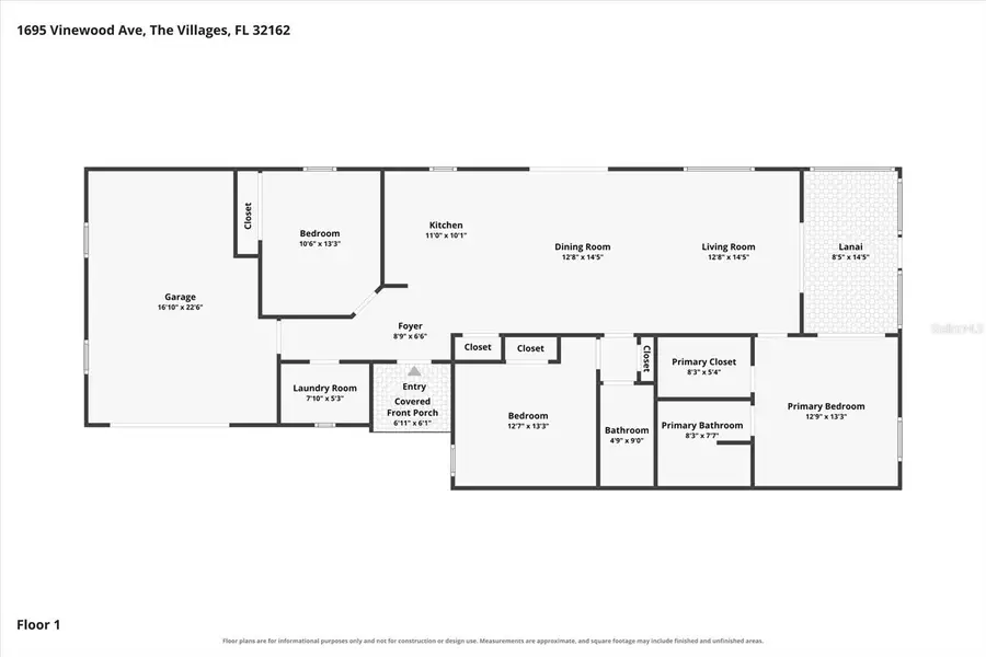 1695 Vinewood Avenue, The Villages, FL 32162 - #2