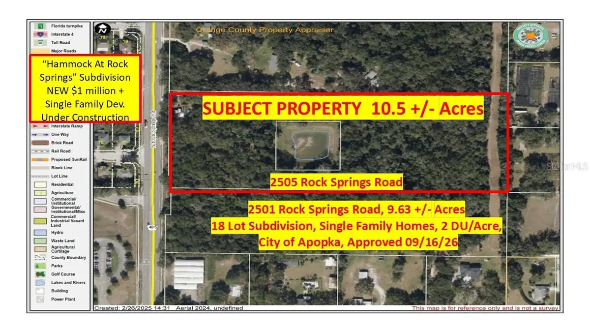 2505 Rock Springs Road, Apopka, FL 32712 - #1