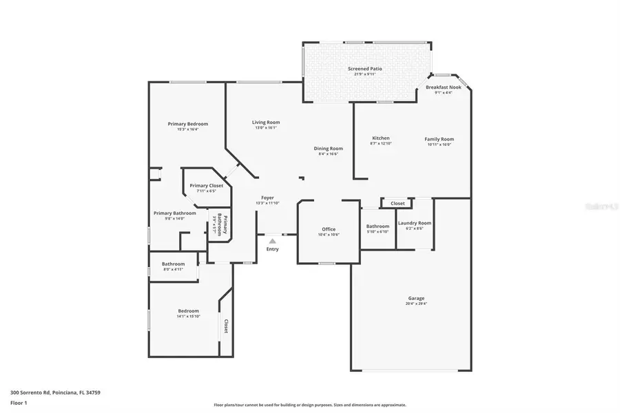 300 Sorrento Road, Poinciana, FL 34759 - #3