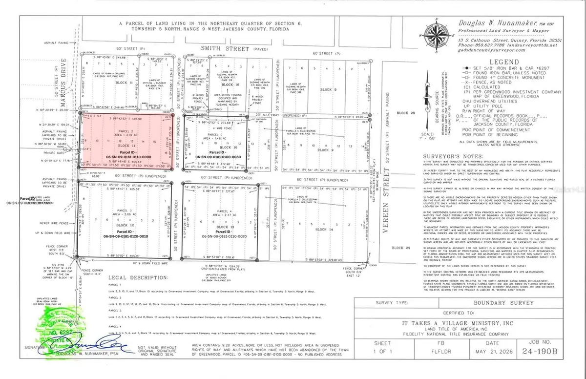 Marcus Drive, Greenwood, FL 32443 - #1