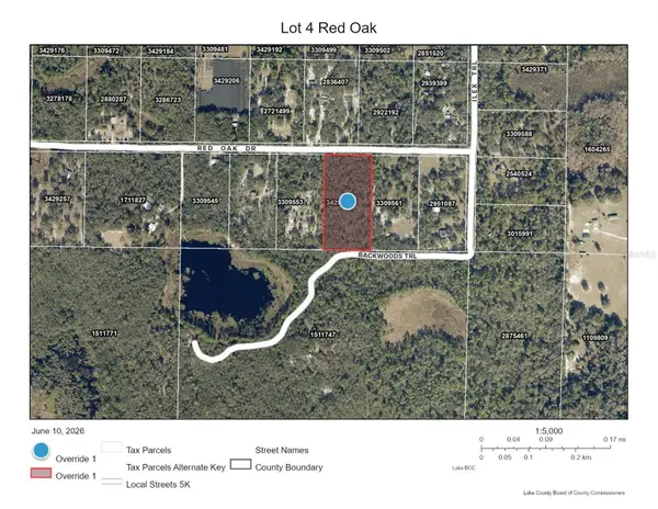 LOT 4 Red Oak Drive, EUSTIS, FL 32736