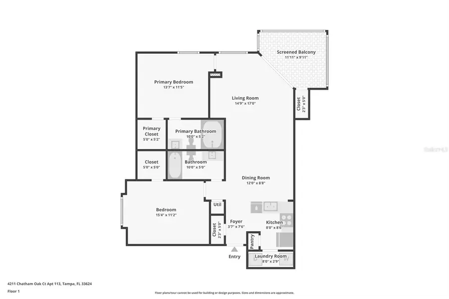 4211 Chatham Oak Court #123, Tampa, FL 33624 - #3