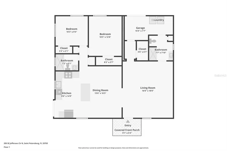 205 SE Jefferson Circle N, Saint Petersburg, FL 33703 - #2