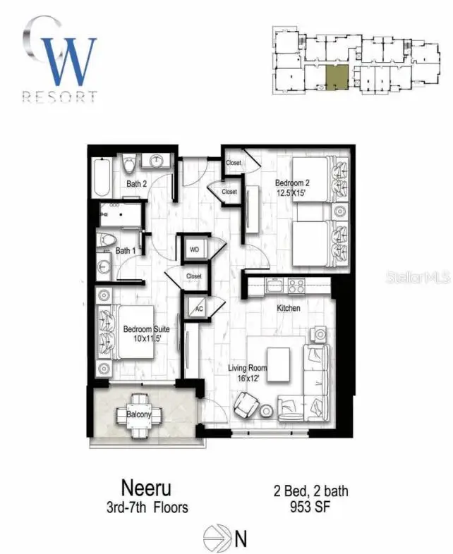 411 E Shore Drive #708, Clearwater Beach, FL 33767 - #2
