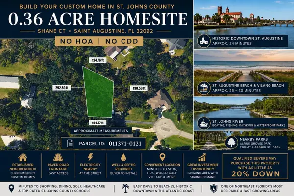 Shane Court, ST AUGUSTINE, FL 32092