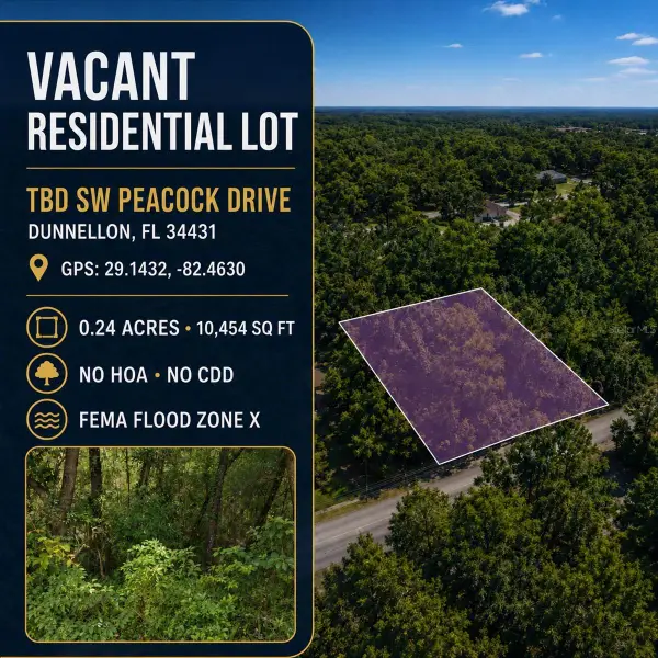 SW Peacock Drive, DUNNELLON, FL 34431
