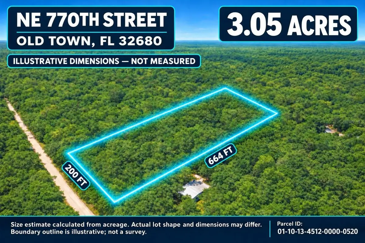 NE 770th Streets, Old Town, FL 32680 - #1