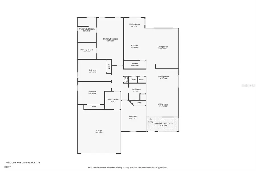 3339 Croton Avenue, Deltona, FL 32738 - #2
