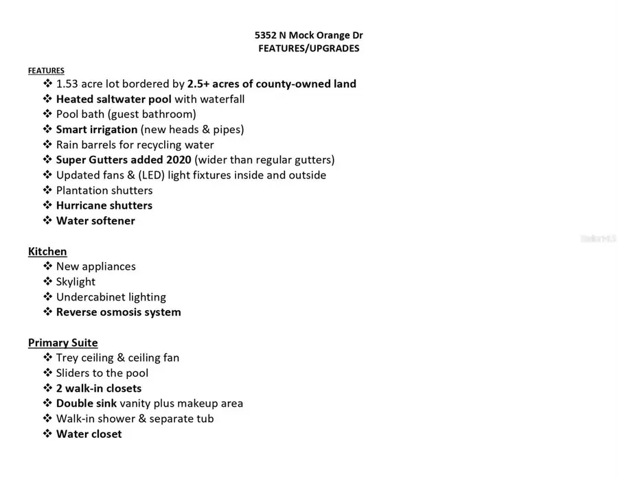 5352 N Mock Orange Drive, Beverly Hills, FL 34465 - Image #2